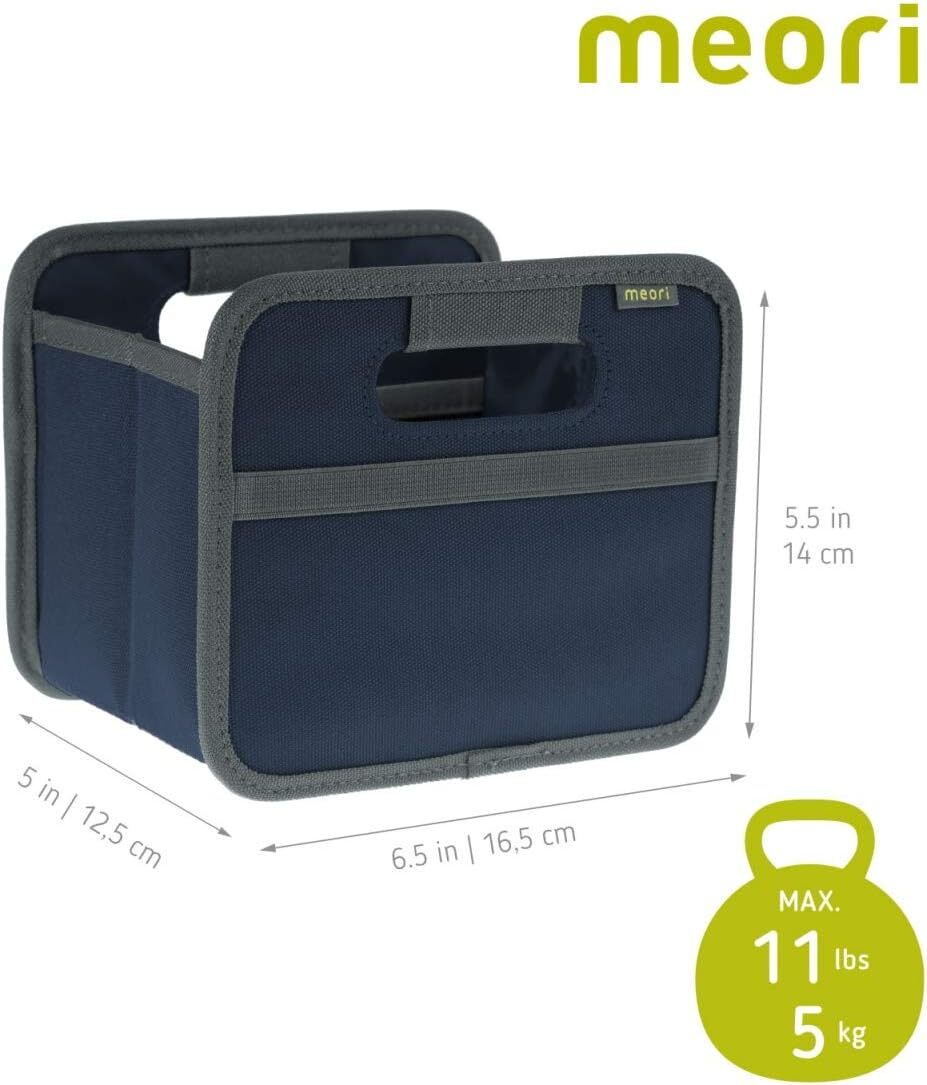 Mixibaby Faltbox Aus Stoff – Ca. 32x32x32 Cm, Blau, Mit Metallöse, Für Regale & Aufbewahrung