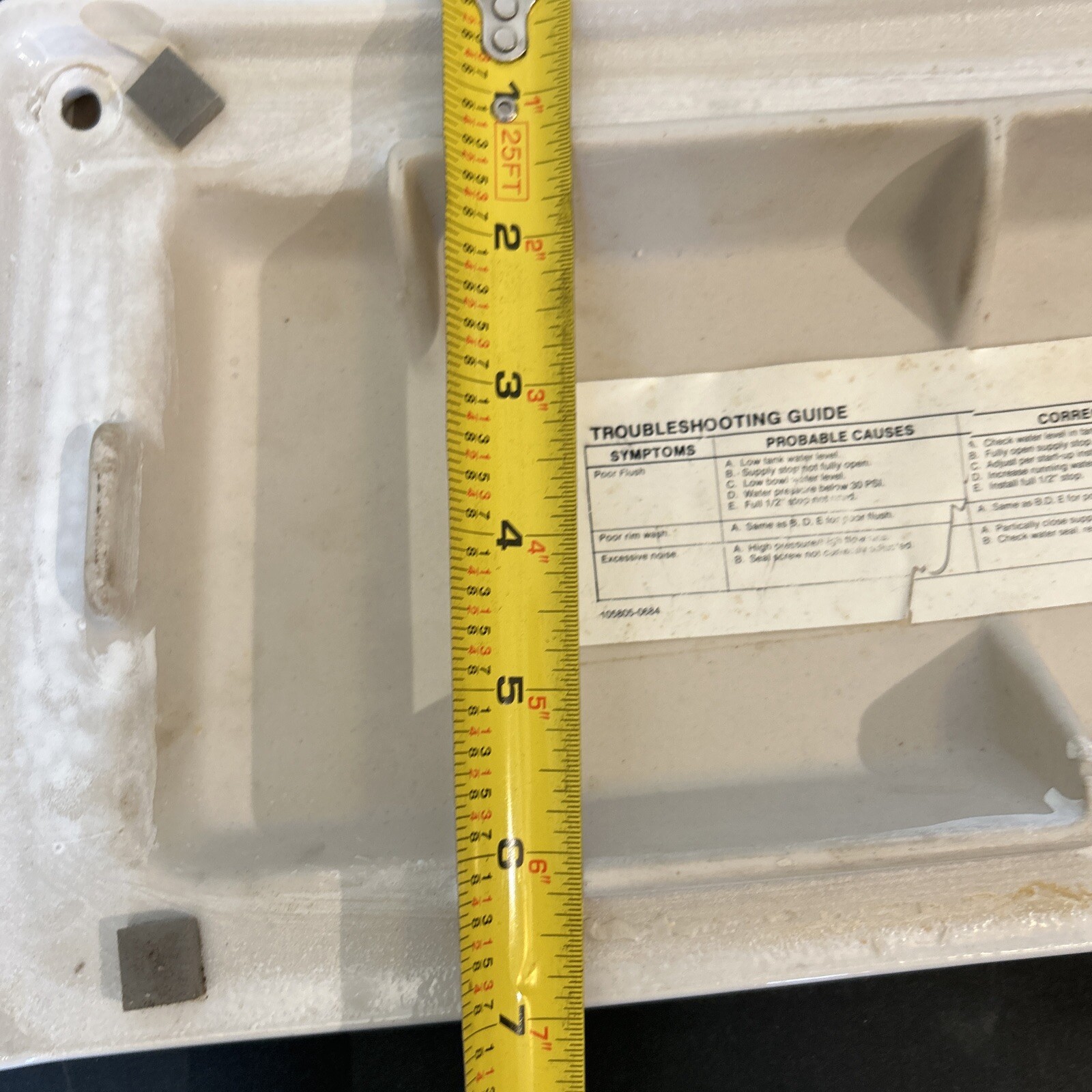 Kohler Toilet Tank Lid 105805/ 0684 White Fast Ship eBay