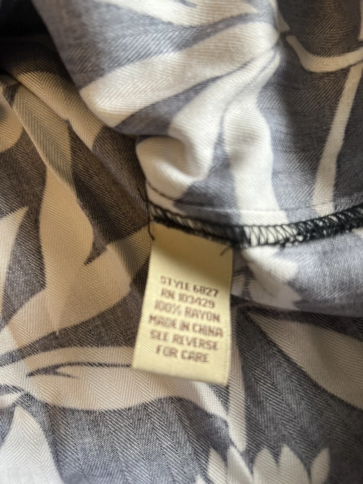 Maxi Vestido Vaina Floral Tahiti Reef Club Sin Mangas Talla L Foto 4 de 4