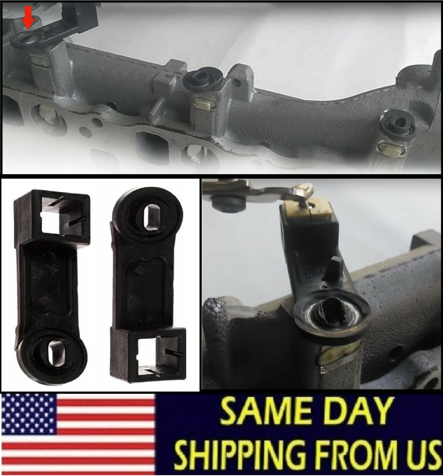 OM642 Intake Manifold Swirl Valve Arm Connecting Rod Diesel 3.0L V6