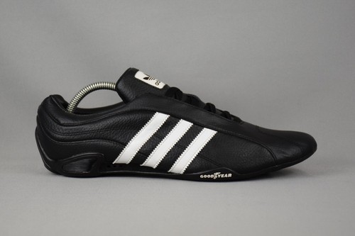Rare Adidas adi Racer Trefoil Low Black Sneakers Shoes US 10.5 UK 10 EU 44 2/3