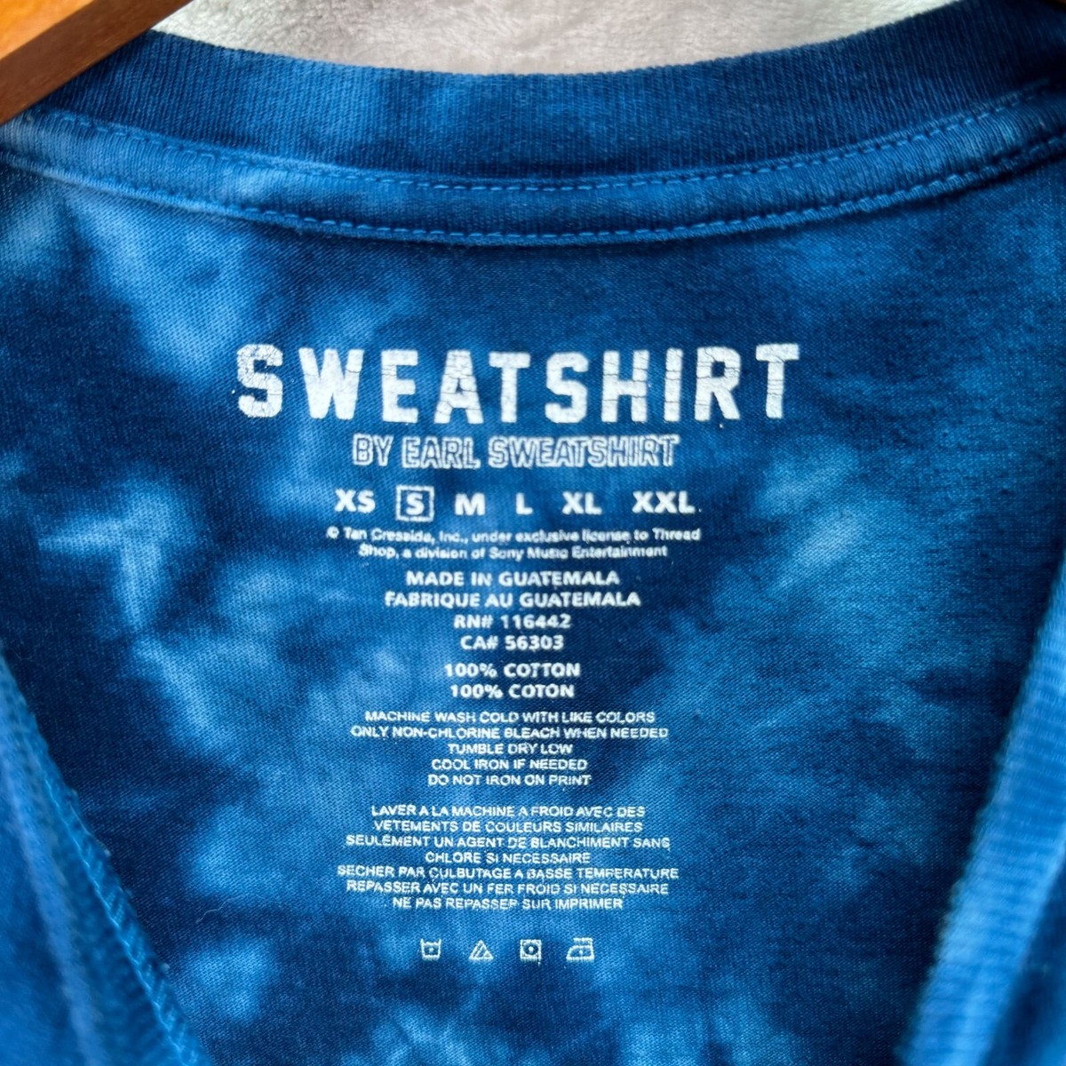 Earl Sweatshirt OFWGKTA Rare Tie-Dye Blue T-Shirt Odd Future