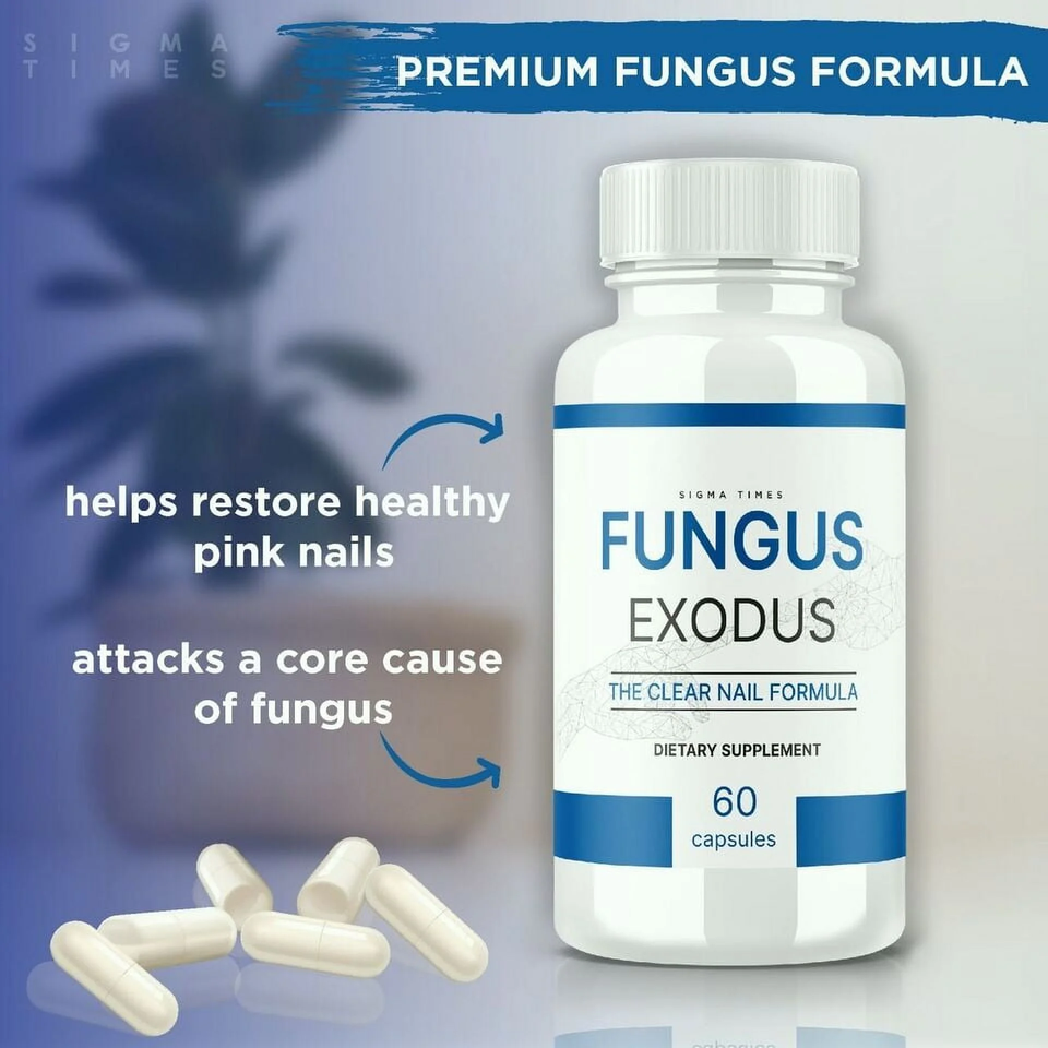 2 PACK Fungus Exodus Pills to Combat Toenail Fungus and Restore Nail