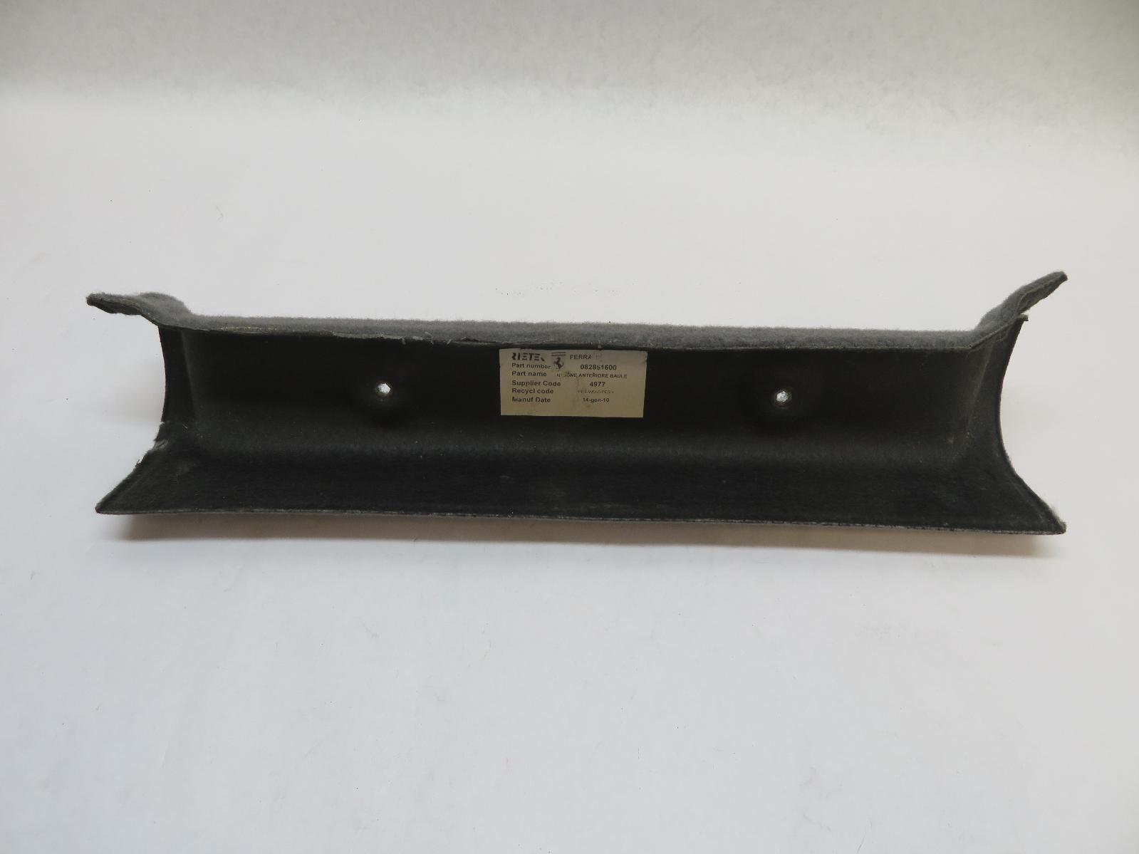 2010 FERRARI CALIFORNIA UPPER TRUNK CARPET TRIM PANEL COVER OEM 082851600