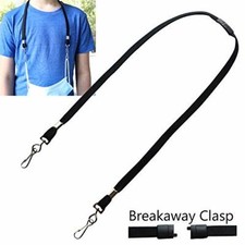 2 Pack - Kids Face Mask Lanyard with Breakaway Clasp - Ear Saver Facemask Strap