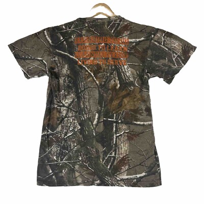 専用2 Russell Outdoors Mohawk FFA Realtree Camo Camoflauge Tee T-Shirt