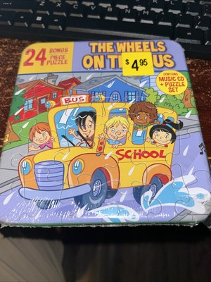 The Wheels on the Bus [Puzzle in a Tin] by Mr. Ray & the Little 