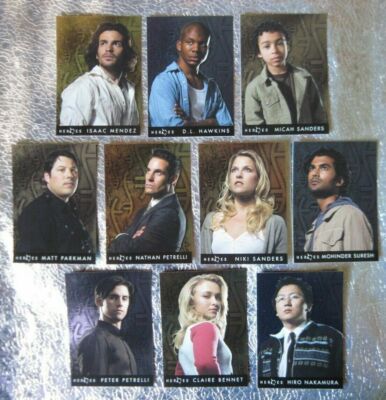 HEROES TV FOIL CARDS Season 1 The Beginning You Pick Complete your  Set  2007