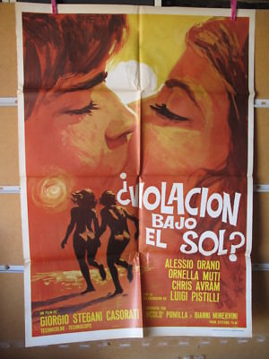 A4495  ¿Violación bajo el sol?  Alessio Orano,  Ornella Muti,  Luigi Pistilli,