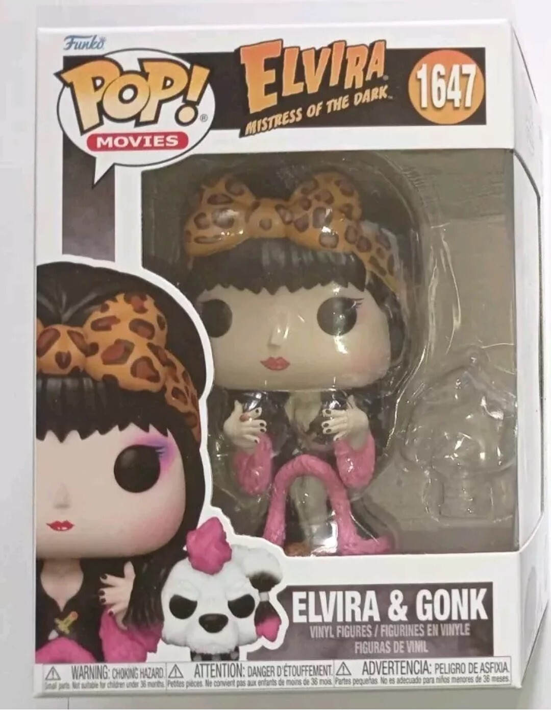 Funko Pop Elvira Mistress Of The Dark 1647 NO GONK Figure Nuovo Aperto