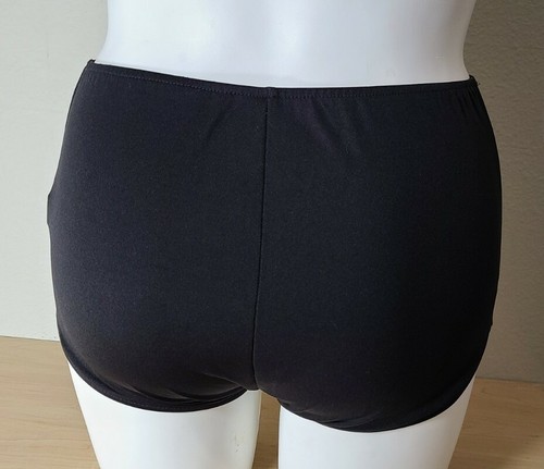 Costume da bagno vintage anni 70 Marlyle 2 pezzi Halter Tankini con pantaloncini da bagno nero/bianco 16 - Foto 9 di 14