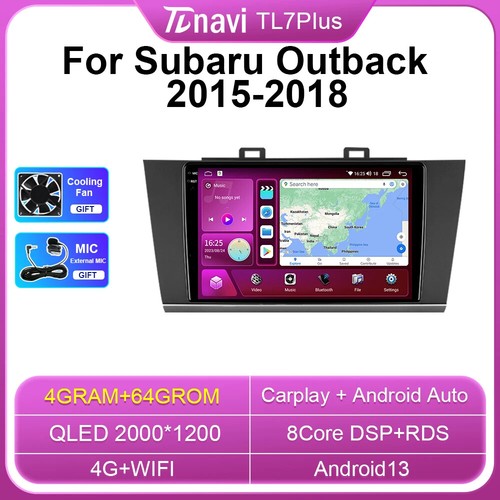 For Subaru Outback Legacy 2015-2018 GPS Android CarPlay Car Radio Player Screen - Bild 17 von 18