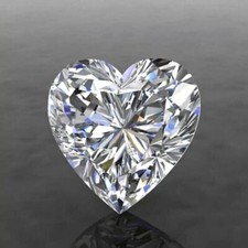 2.00 Ct Lab-Grown EGL Certified CVD Loose Diamond D VVS1 Clarity Heart Cut 5OSR