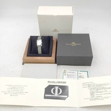 Orologio da donna Baume & Mercier Hampton 65309 Milleis quadrante bianco quarzo svizzero