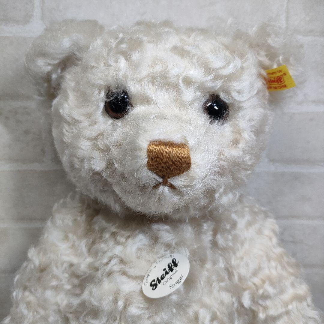 Plush Toy Steiff Sugar White Teddy Bear Made in Germany | eBay