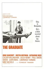 The Graduate movie poster  : 11 x 17 inches : Dustin Hoffman, Anne Bancroft