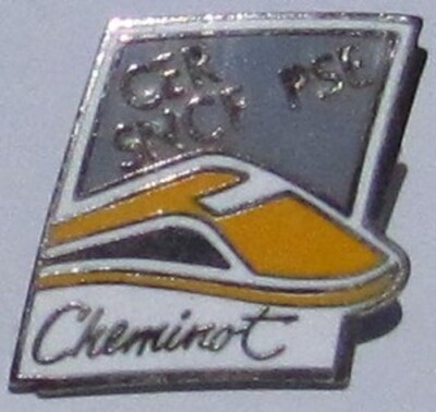 Pin's CER SNCF PSE EISENBAHNER TGV Zug Eisenbahnunternehmen Vintage #4/4