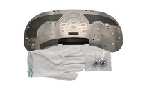 US Speedo Stainless Steel Gauge Face Kit White Text Matching Pointers GM 2003-06 gallery