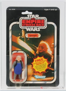 Star Wars 1980 Vintage Kenner ESB 41 Back A Ugnaught MOC AFA 75