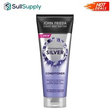 John Frieda Shimmering Silver Conditioner 250ml - Nourish & Brighten Grey Hair