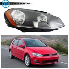 For Volkswagen Golf Mk7 2015-2017 Headlight Halogen Clear Lens Passenger Side