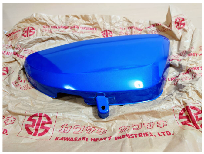 ハンス1 Kawasaki 500SS H1 Genuine Left Side Cover 36001-034-58 New Unused