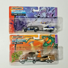 Lot Of 2 2006 Matchbox Hitch N Haul - Wild Water Purple Figures Alien Smash Lot Of 2 2006 Matchbox Hitch N Haul - Wild Water Purple Figures Alien Smash
