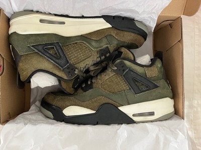 Nike Air Jordan 4 Retro SE Craft Olive GS Size 6.5Y FB9928-200
