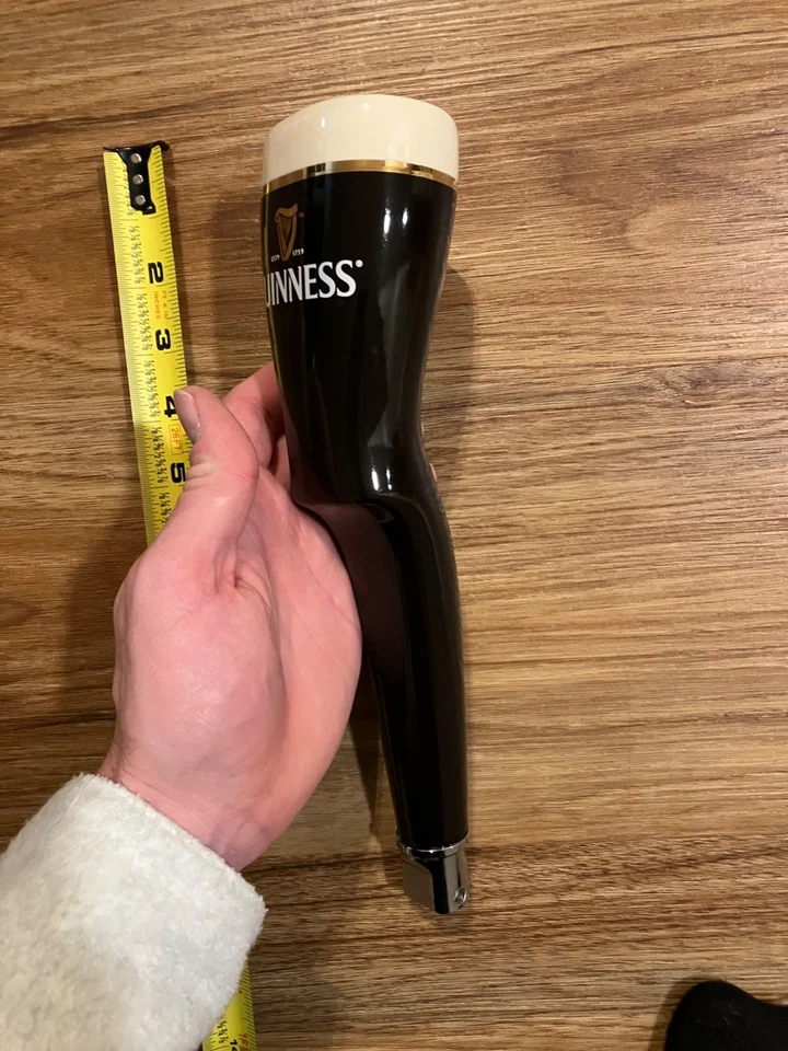 Guinness Beer Tap Handle Knob Keg Bar Topper Brewing Top Kegerator Ceramic - Image 2 of 4