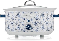 Laura Ashley Slow Cooker 6.5L Stainless Steel with Glass lid by VQ -China Rose