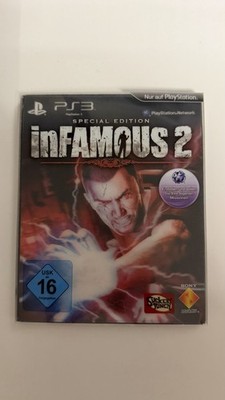 inFAMOUS 2 Special Edition PS3 deutsche Version Pappschuber Sonderedition USK 16