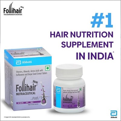 Abbott Follihair 30 Tablet ( 100% Original Product )
