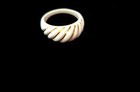 ♤ Beautiful Vintage Handcarved Ring With 14 Karat Gold Accents ♤ — photo 5