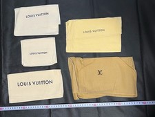 Used, Authentic LOUIS VUITTON Envelope Flap Style Dust Bags set-g1204-9