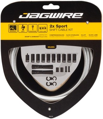 Jagwire 2x Sport Shift Cable Kit - Stainless Steel, /SRAM Compatible, Sterling