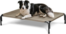 Elevated Dog Bed for Outdoor, Large Raised Dogs Cot for Training, Cooling Pet Be