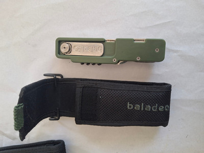 Baladeo outdoor multitool ECO 100 khaki. 5 Werkzeuge. 8 Funktionen. Neu in OVP