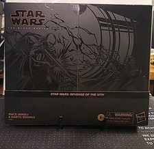 Star Wars - Black Series Mace Windu Darth Sidious Exclusive Set NYCC 2025 NIB