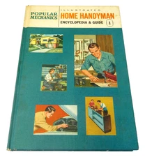 1961 Popular Mechanics Illustrated Home Handyman Encyclopedia & Guide 1 Book