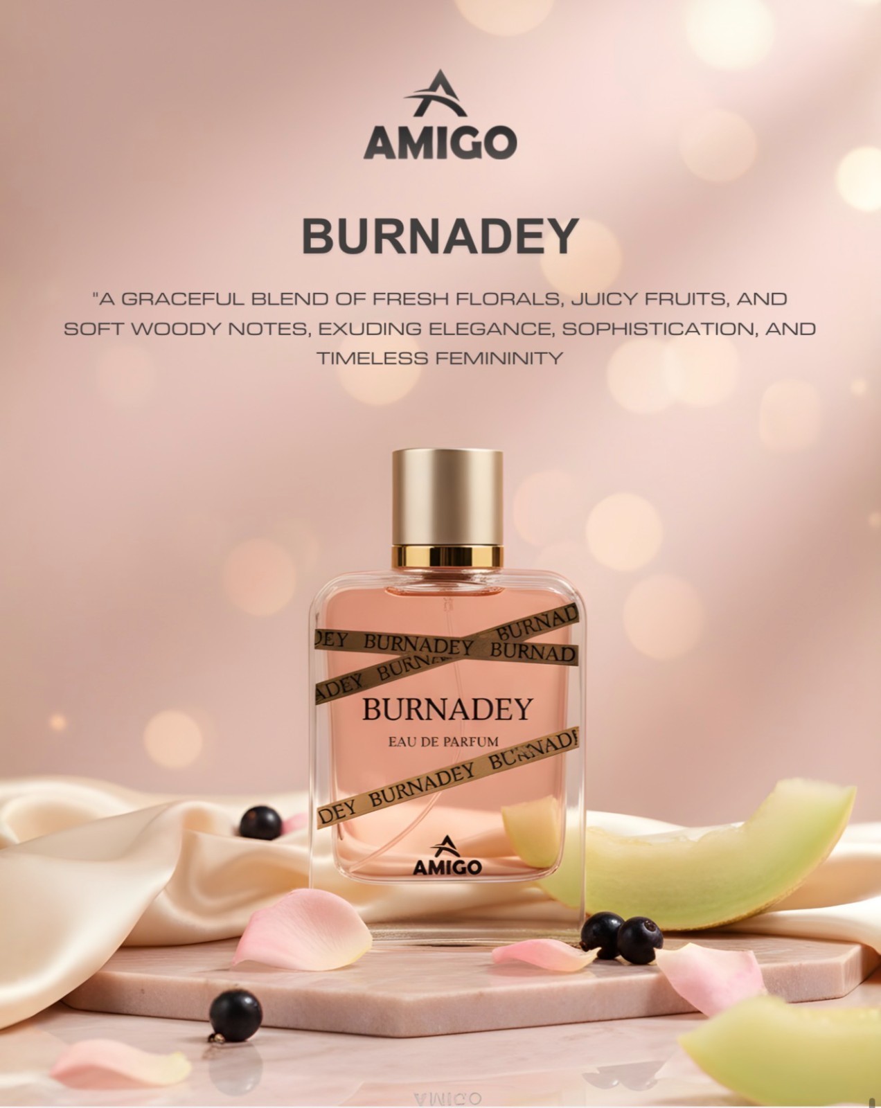 Burnadey Eau De Parfum By Amigo Inspired By Burberry Her For Women thumbnail 2