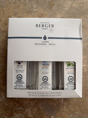 Maison Berger | Fresh Trio Pack | Lampe Berger Oil