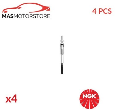 GLÜHKERZE GLÜHKERZEN NGK 4966 4PCS A FÜR LAND ROVER FREELANDER 2 2.2L