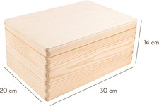 Blocco In Legno Con 2 Cassetti Artemio - 24x16x13.3cm Beige Per Oggetti E Craft - Foto 4