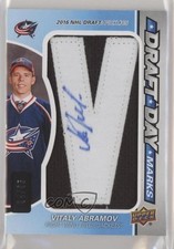 2019-20 Upper Deck SP Game Used 24/35 Vitalii Abramov Vitaly #DDM-VA Auto 01jj
