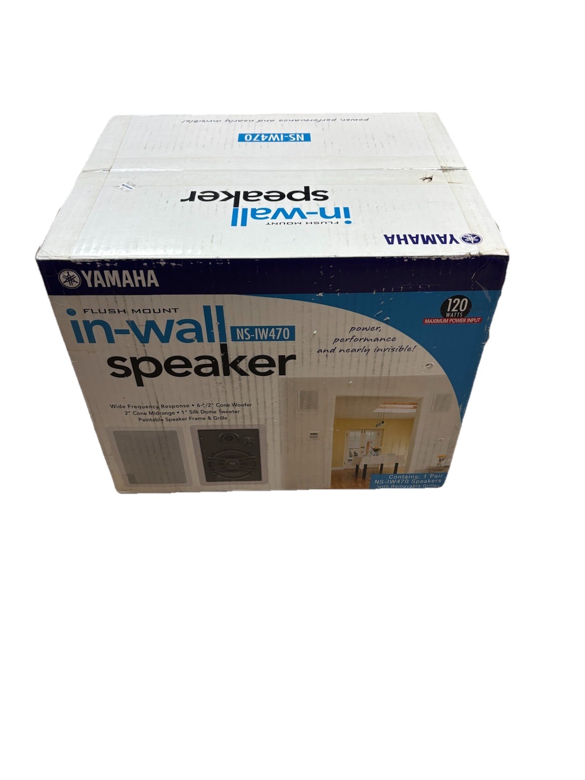 Yamaha In-Wall Speaker NS-IW470, New