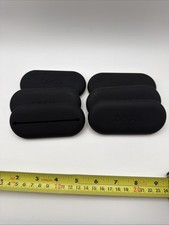 Lot of 6 Black Beats Earbud Cases Hard Shell Neoprene New