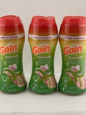 3) Gain Fireworks Sweet Sizzle In Wash Scent Booster 9.7oz Discontinued