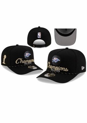 NBA 2024-25 Champion Oklahoma City Thunder Men's Casual Baseball Cap Adjustable