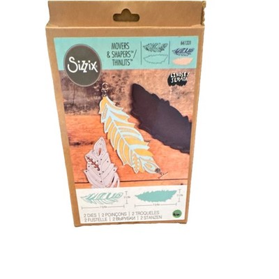 Sizzix Movers & Shapers Thinlits Feather Die Set 661331