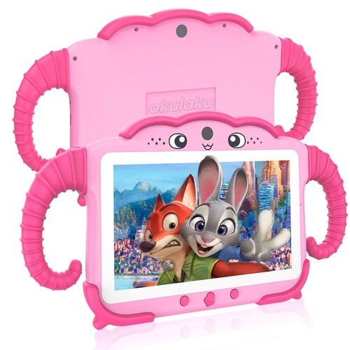 Kids Tablet 7 inch Tablet for Kids 32GB Toddler Tablet with Case Software Ins...